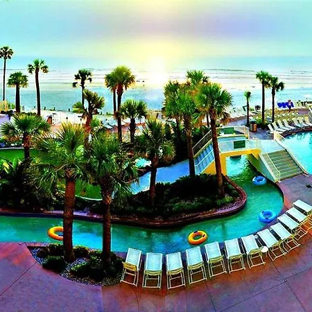 Wyndham Ocean Walk: Deluxe Oceanview Jacuzzi Condo in Daytona Daytona Beach Exterior photo